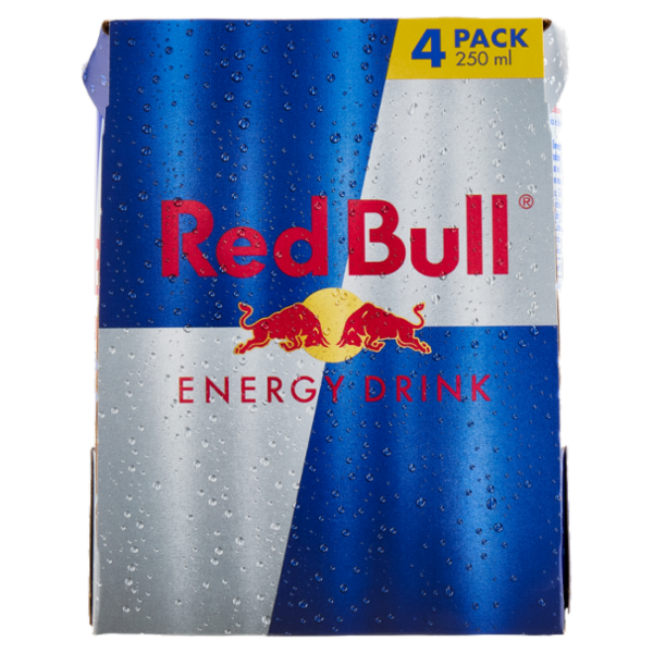Red Bull Energy Drink, 4x250 ml