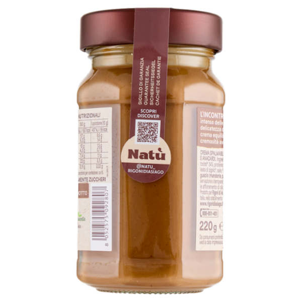 Rigoni di Asiago Natù Nocciole e Anacardi bio 220 g