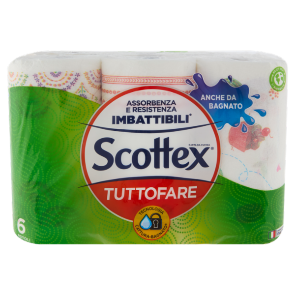Scottex Carta da Cucina Tuttofare 6 pz