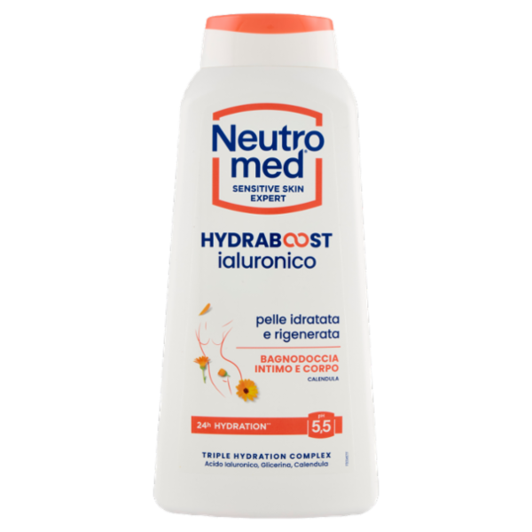 Neutromed Hydraboost ialuronico Bagnodoccia Intimo e Corpo Calendula pH 5,5 600 ml