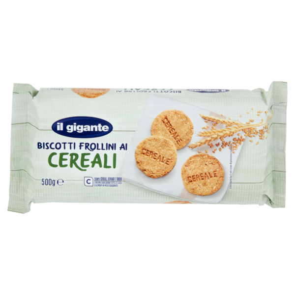 IL GIGANTE Biscotti Frollini ai Cereali 2 x 250 g