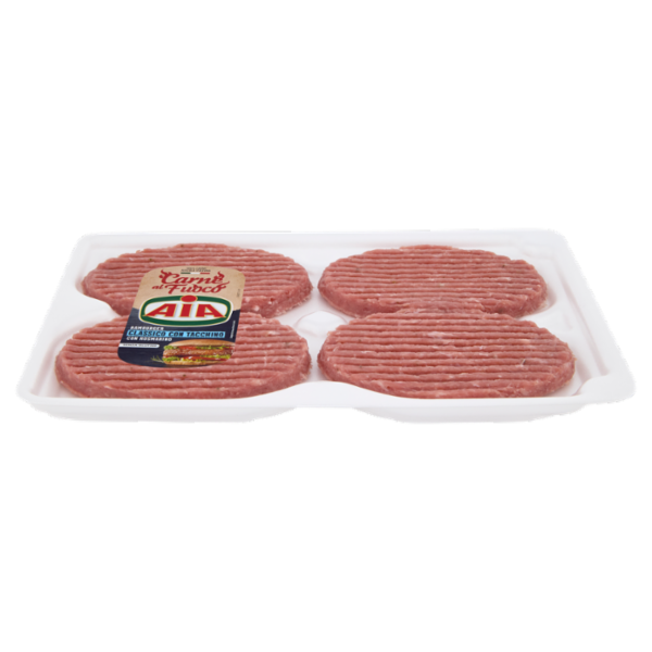 Aia Carne al Fuoco Hamburger Classico con Tacchino con Rosmarino 0,400 kg