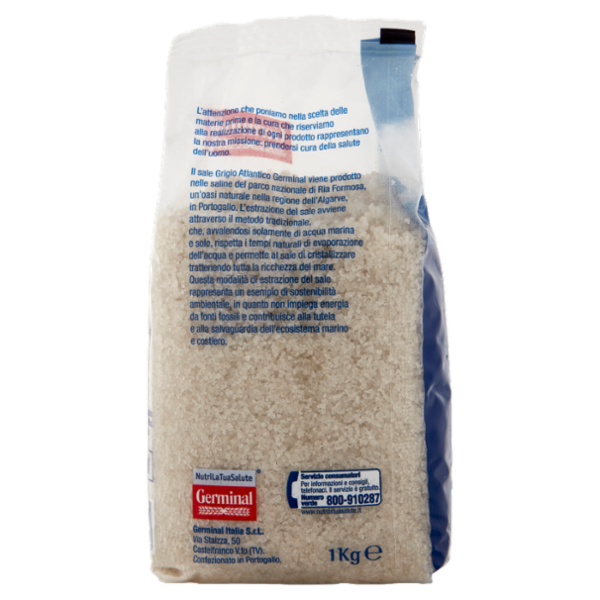 Germinal Sale Grosso Marino Grigio integrale 1 Kg