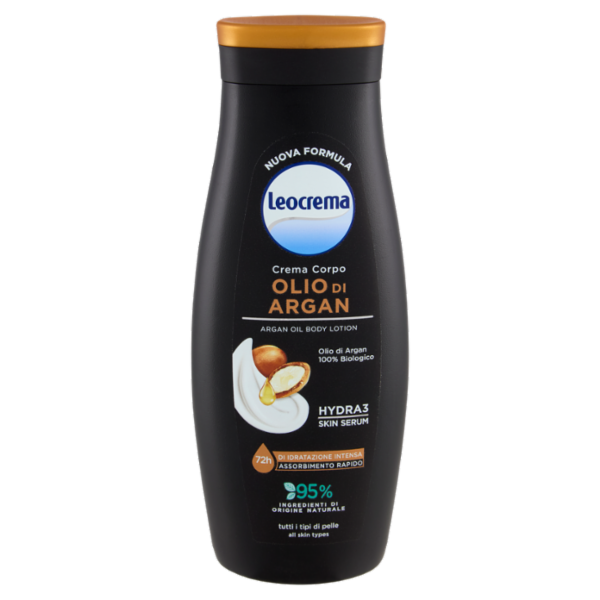 Leocrema Crema Corpo Olio di Argan 400 ml
