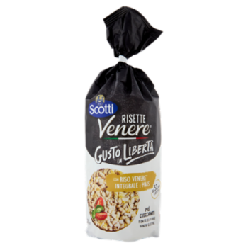 Riso Scotti Risette Venere Snack Con Riso Venere Integrale e Mais 120 g