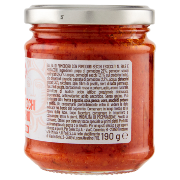 Selex Pesto con Pomodori Secchi e Pistacchio 190 g