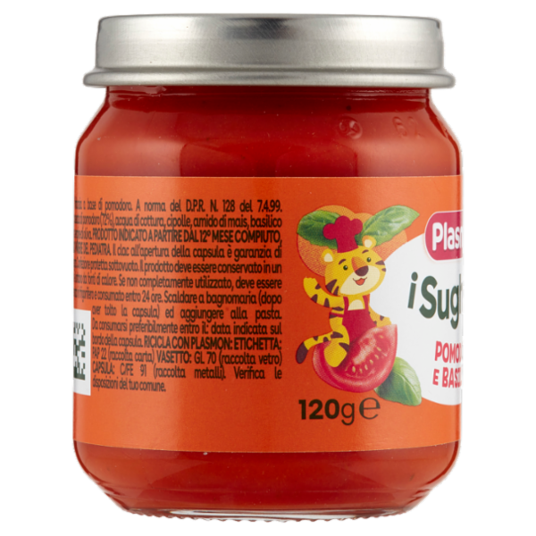 Plasmon i Sughetti Pomodoro e Basilico 120 g