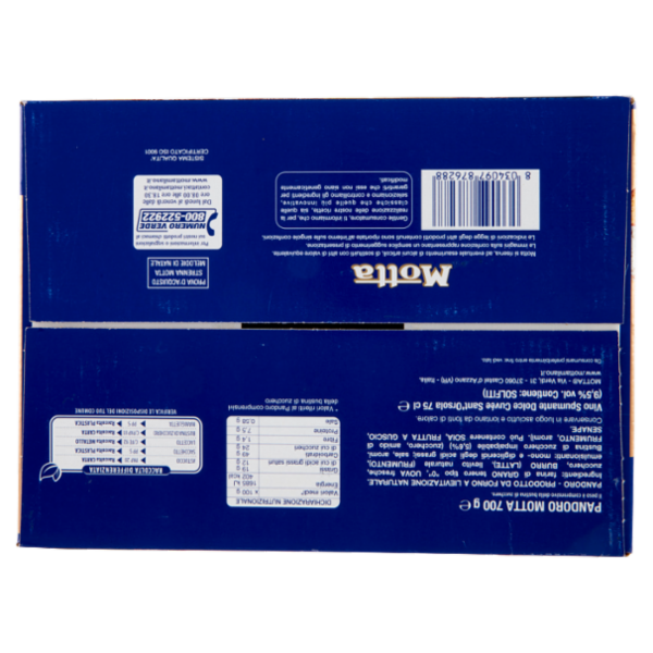 Motta Gioie di Natale Pandoro Classico 700 g + Spumante Cuvée Dolce Sant'Orsola 75 cl