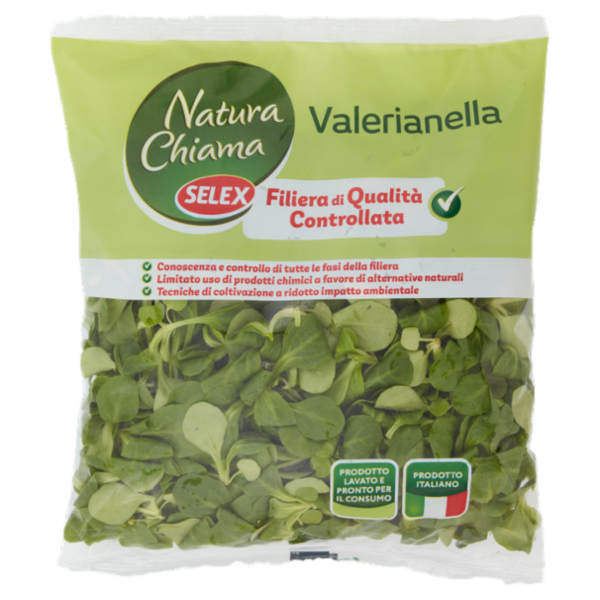 Selex Natura Chiama Valerianella Lavata e Pronta per il Consumo 150 g