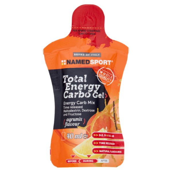 NamedSport Total Energy Carbo Gel> agrumix flavour 40 ml