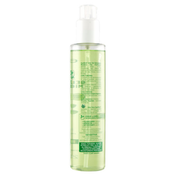 equilibra Aloe 3+ Gel Detergente Micellare Viso Purificante 200 ml