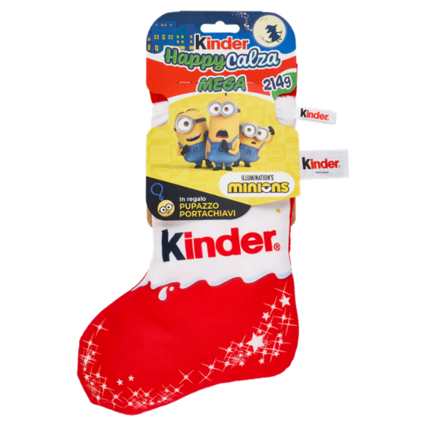 Kinder Happy Calza Mega illumination's minions 7 pezzi 214 g
