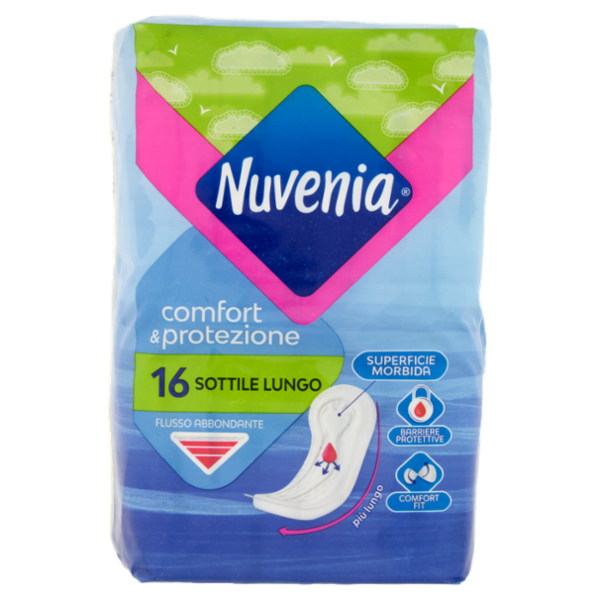 Nuvenia comfort & protezione Sottile Lungo 16 pz