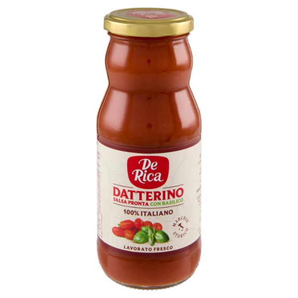 De Rica Datterino Salsa Pronta con Basilico 350 g