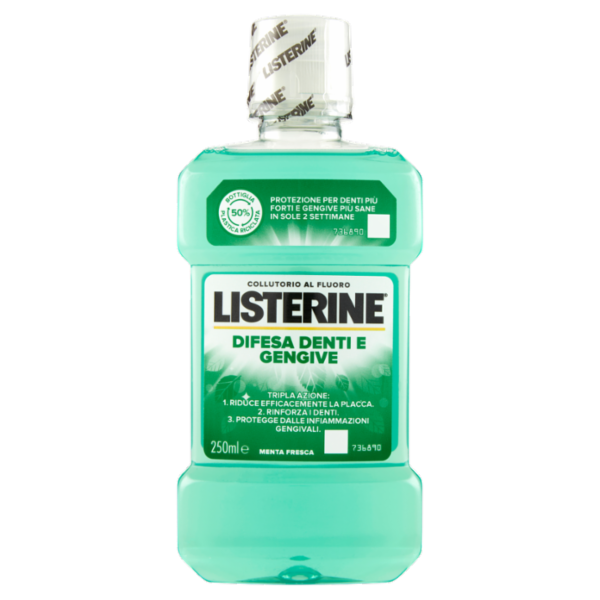 Listerine Difesa Denti e Gengive Menta Fresca 250 ml