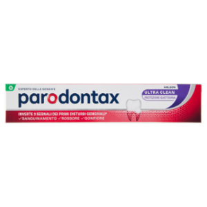 Parodontax Ultra Clean Dentifricio Quotidiano Con Fluoro Per Gengive Più Sane e Denti Forti 75 Ml