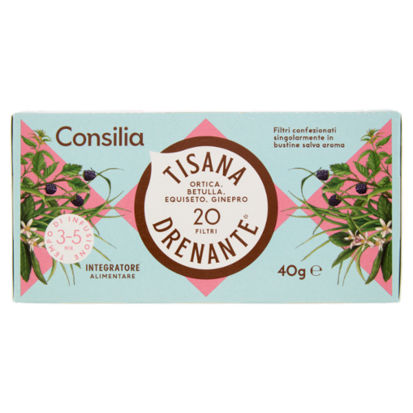 Consilia Tisana Drenante 20 Filtri 40 g