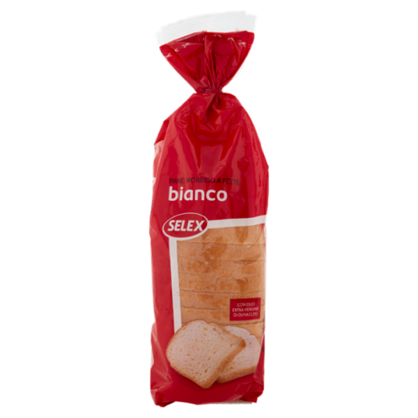 Selex Pane Morbido Bianco a Fette 400 g