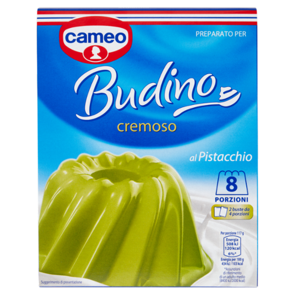 cameo Preparato per Budino cremoso al Pistacchio 2 x 61 g