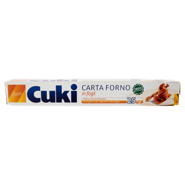 Cuki Cuoce Carta Forno in fogli 25 fogli