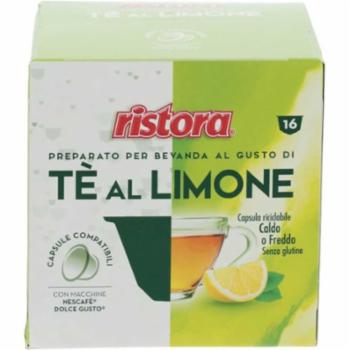 Ristora 16 Capsule Te al Limone Compatibili Dolce Gusto