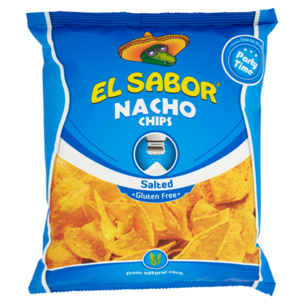 El Sabor Nacho Chips Salted 225 g