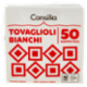 Consilia Tovaglioli Bianchi Doppio Velo 50 pz