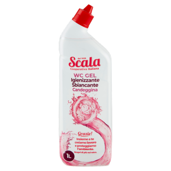 Scala WC Gel Igienizzante Sbiancante Candeggina 1L