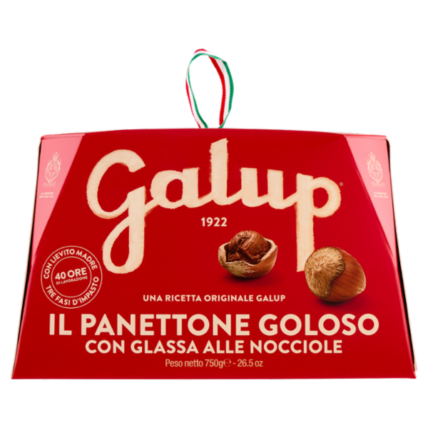 Galup il Panettone Goloso con Glassa alle Nocciole 750 g