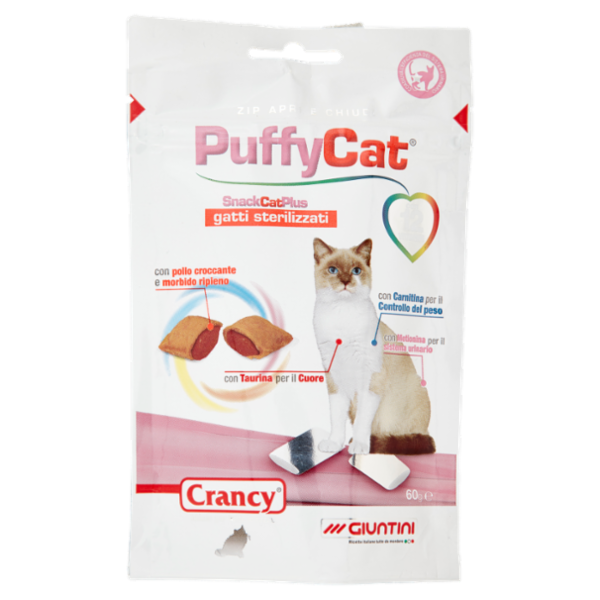 Giuntini Crancy PuffyCat gatti sterilizzati 60 g