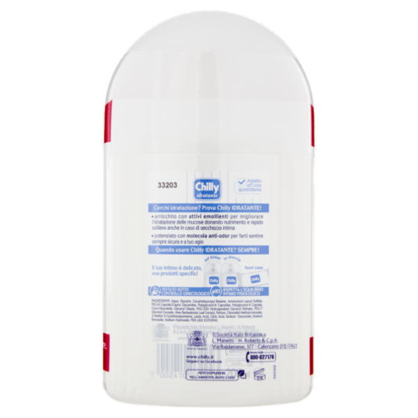 Chilly idratante detergente intimo 2 x 200 ml