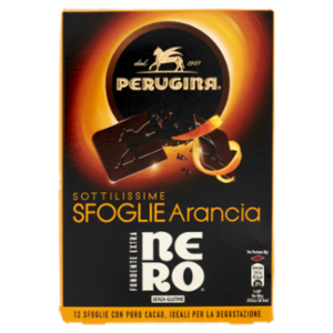 PERUGINA Nero Sfoglie Sottilissime Arancia Sfoglie Di Cioccolato Fondente Al Sapore Di Arancia 96 g