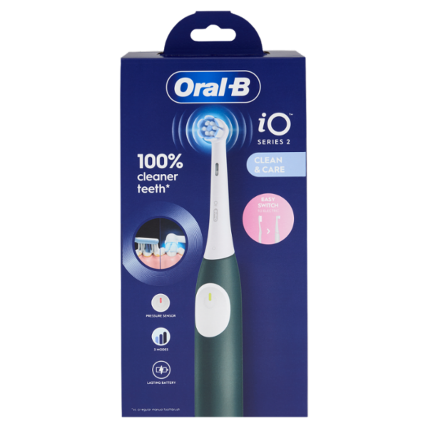Oral-B iO Series 2 Spazzolino Elettrico Denti Ricaricabile Verde