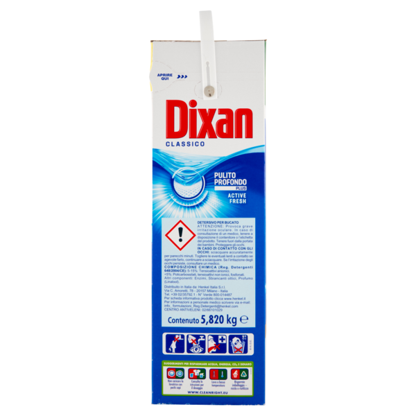 DIXAN Polvere Classico 97 lavaggi 5,820 kg