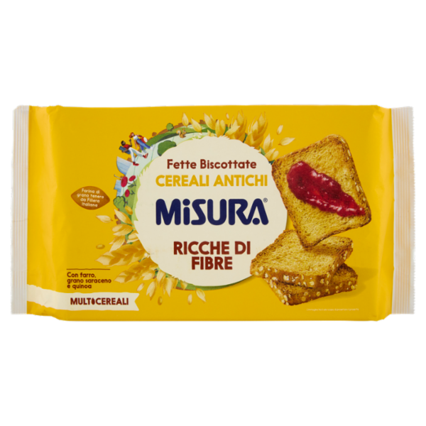 Misura Multicereali Fette Biscottate Cereali Antichi 320 g
