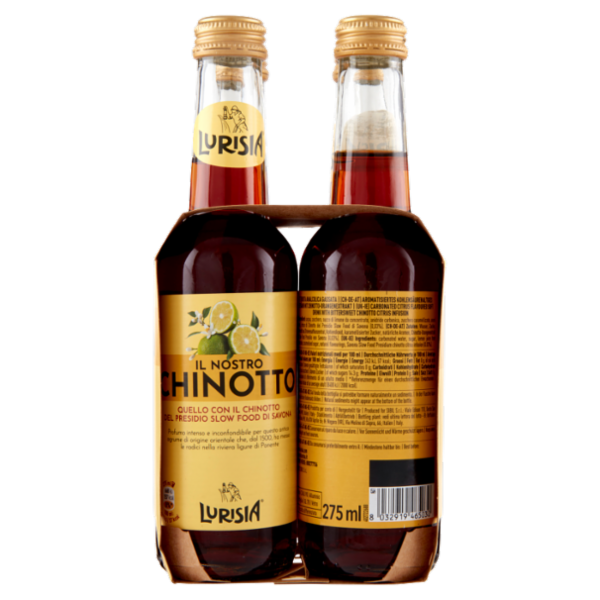 Lurisia il Nostro Chinotto confezione 4 x 275 ml