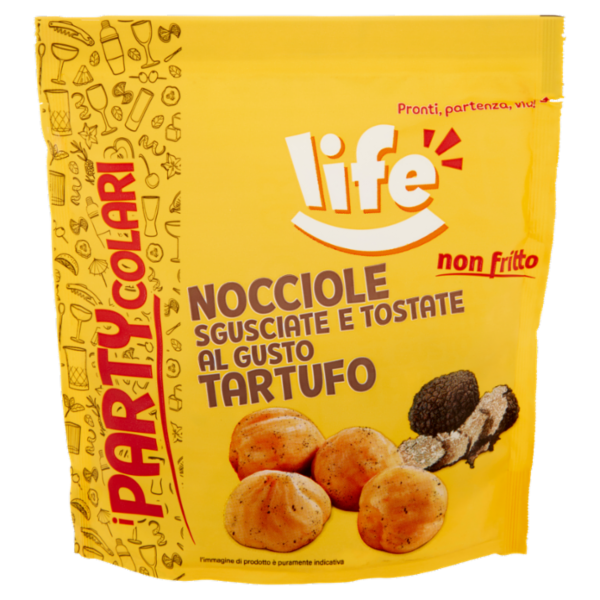 Life i Partycolari Nocciole Sgusciate e Tostate al Gusto Tartufo non fritto 90 g