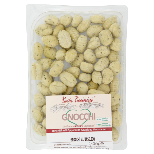 Pasta Piccinini Gnocchi al Basilico 0,400 kg
