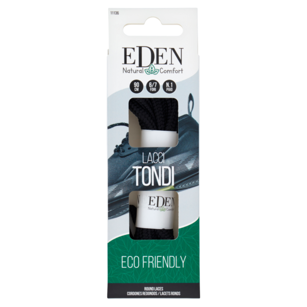 Eden Natural Comfort Lacci Tondi 90 cm 6/7 Fori 1 Paio