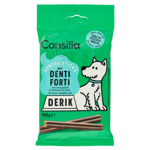 Consilia Cane di Taglia Medio/Piccola Dental Dog 7 Pezzi 110 g