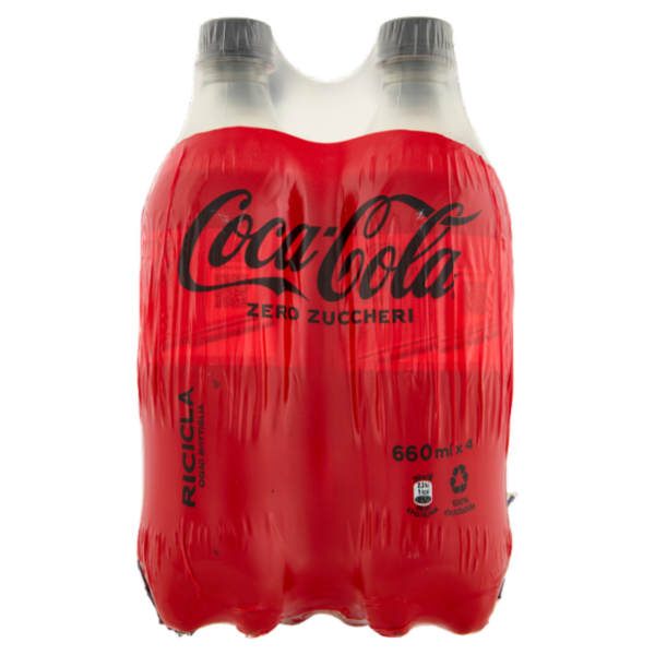 Coca-Cola Zero PET 4 x 66 cl