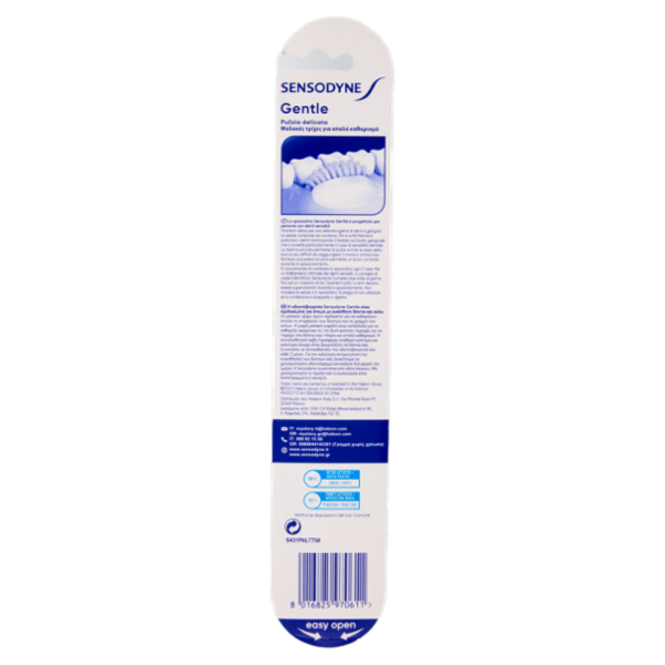 Sensodyne Spazzolino per Denti Sensibili Gentle Pulizia Delicata con Setole Morbide