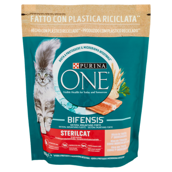 PURINA ONE Bifensis Sterilcat Trota e Frumento 800 g