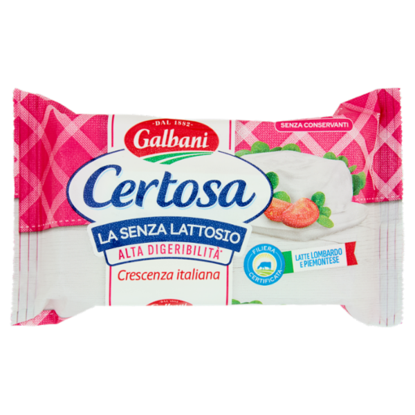 Galbani Certosa la Senza Lattosio Crescenza italiana 165 g