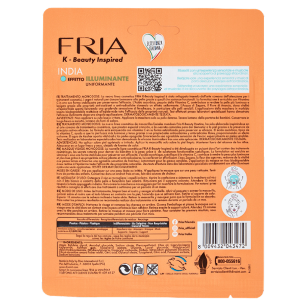 Fria K-Beauty Inspired India Effetto Illuminante Uniformante
