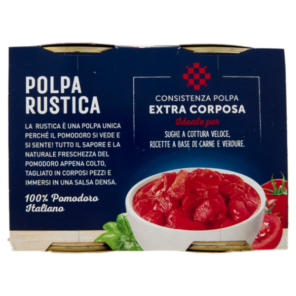 Cirio Polpa Rustica in Corposi Pezzi 2 x 400 g