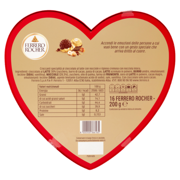 Ferrero Rocher 16 pezzi 200 g