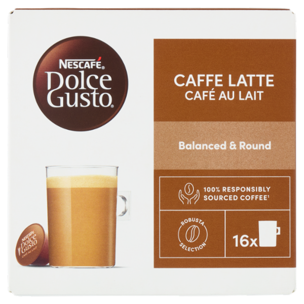 NESCAFÉ DOLCE GUSTO Caffè Latte 16 capsule 160g