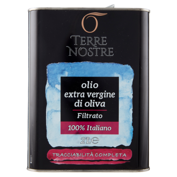 Terre Nostre olio extra vergine di oliva Filtrato 100% Italiano 2 L