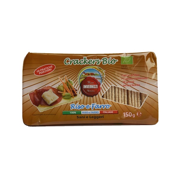 Invernizzi Crackers di Riso e Farro 150g